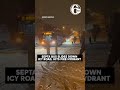 SEPTA bus slides down icy road, hits fire hydrant during winter storm