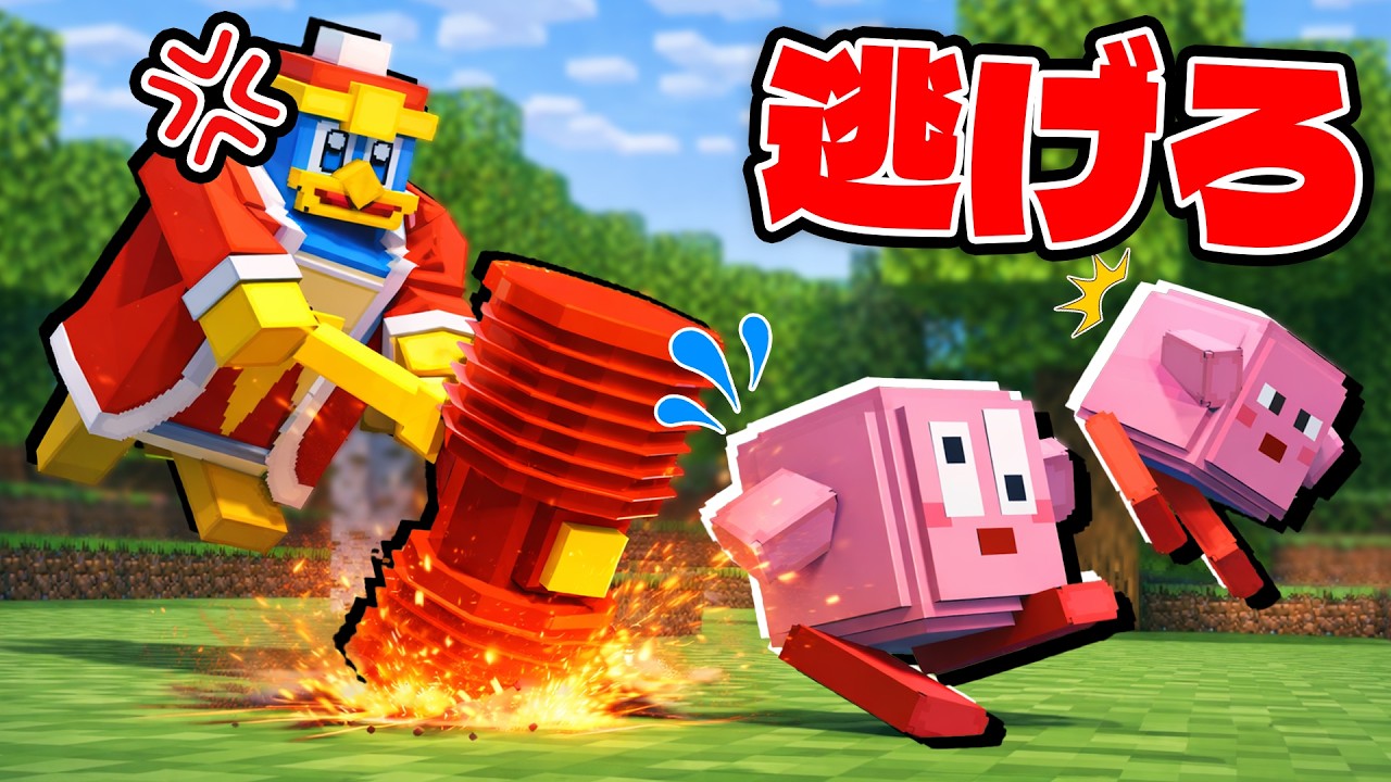 暴走したデデデ大王から逃げろ！【カービィー鬼ごっこ】