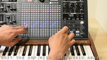 Arturia Matrixbrute : how to combine the Matrix Apreggiator and the Sequencer