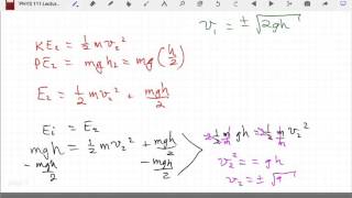 PHYS 111 Lecture 14: Energy and Momentum