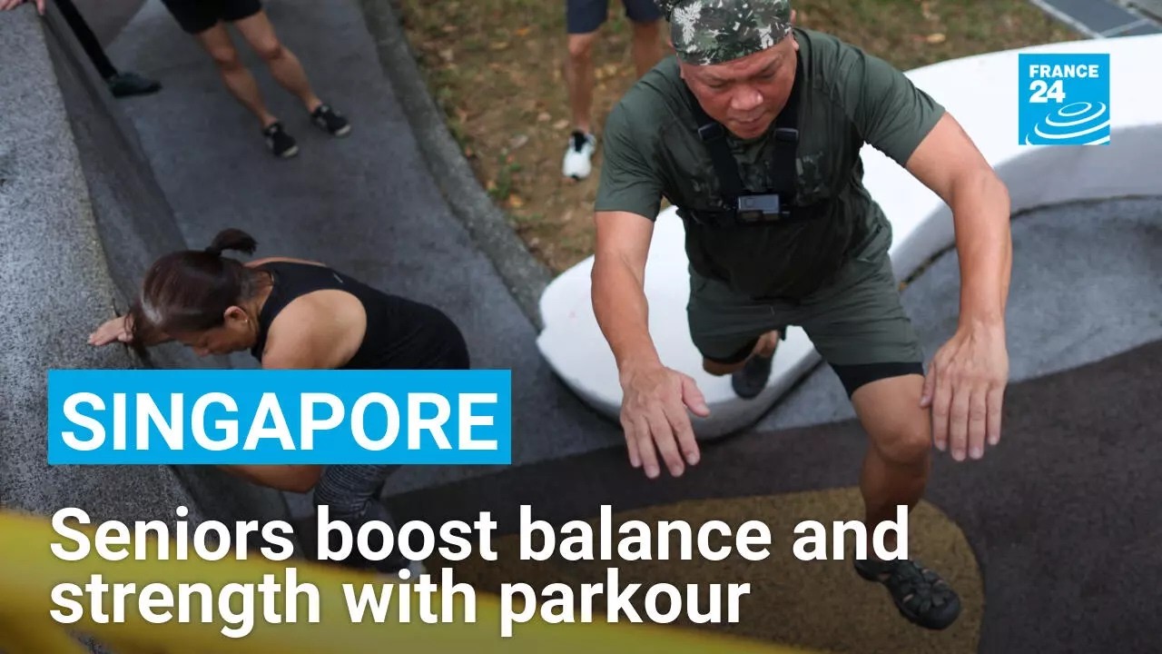 Singapore’s seniors turn to parkour to boost balance and strength • FRANCE 24 English