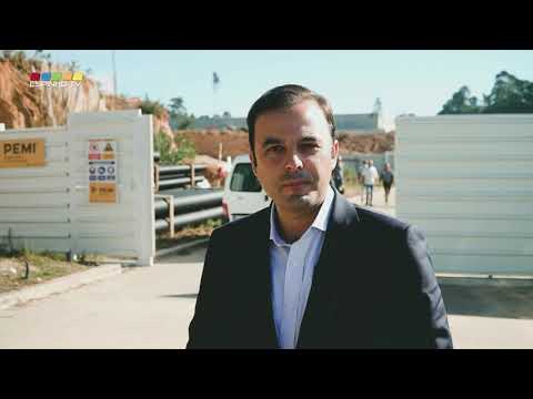 Visita às obras do novo Estádio Municipal de Espinho