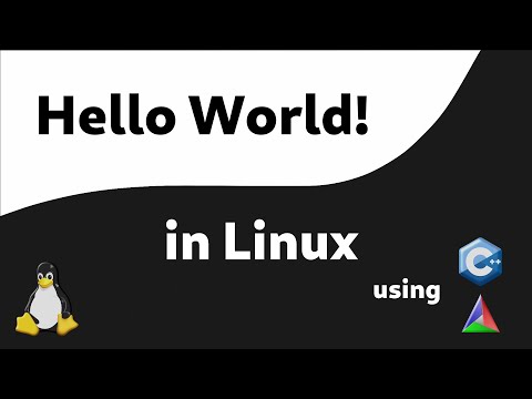 Hello World using C++ and CMake in Linux