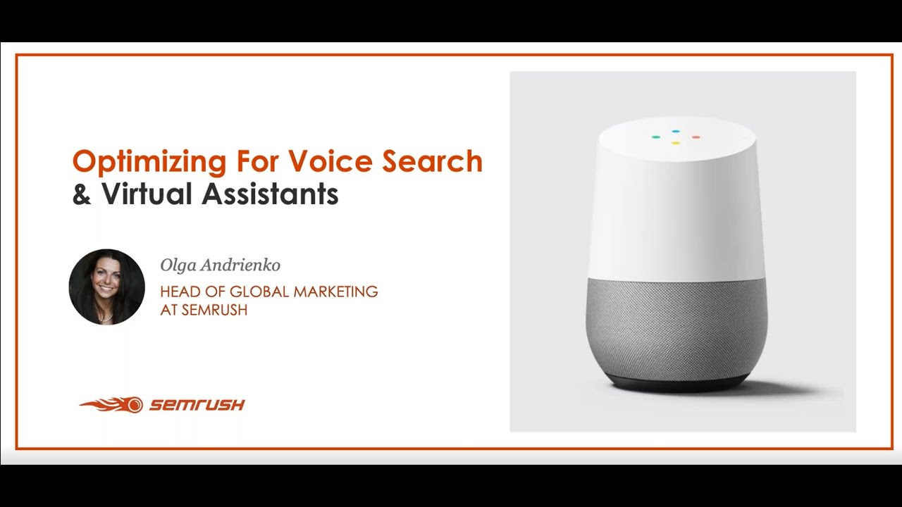 Optimizing For Voice Search & Virtual Assistants - YouTube