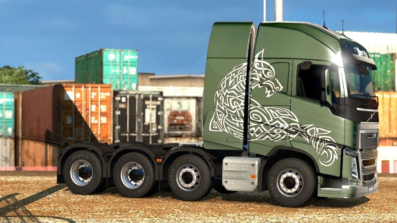 ETS2 Heavy Cargo Pack DLC - 55 Ton Mobile Crane Transport