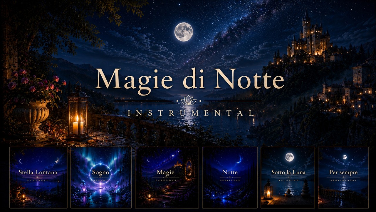 Magie di Notte 🌙 | Dreamy & Relaxing Instrumental Music |
