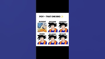 Pov ~ That one bro ✨ [  Goku edit ] #relatableaf #underrated #relatable #foryou #goviral #goku #fyp