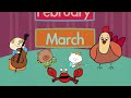 Months of the Year Song | Song for Kids | The Singing Walrus Mp3 Song