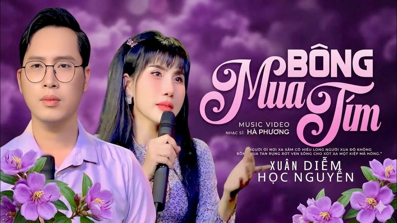 BÔNG MUA TÍM 🔥 HỌC NGUYỄN x XUÂN DIỄM | GIỌNG CA NGỌT NGÀO CHẠM TIM