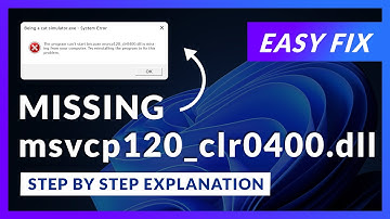 msvcp120_clr0400.dll Error Windows 11 | 2x FIX | 2023