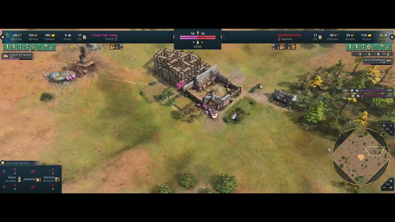 [AOE4] Game 7 (Gold 2 // 847 pts // Season 12) - stoned af spear rush