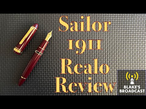 Sailor Realo 1911 Fountain Pen Review 4K