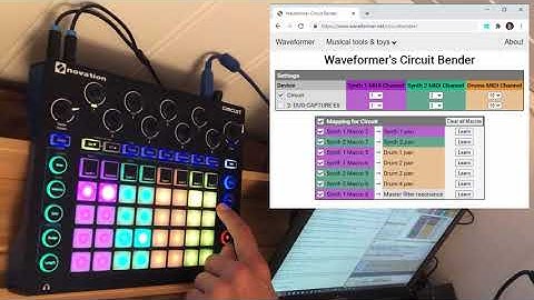 Novation Circuit Pan Automation