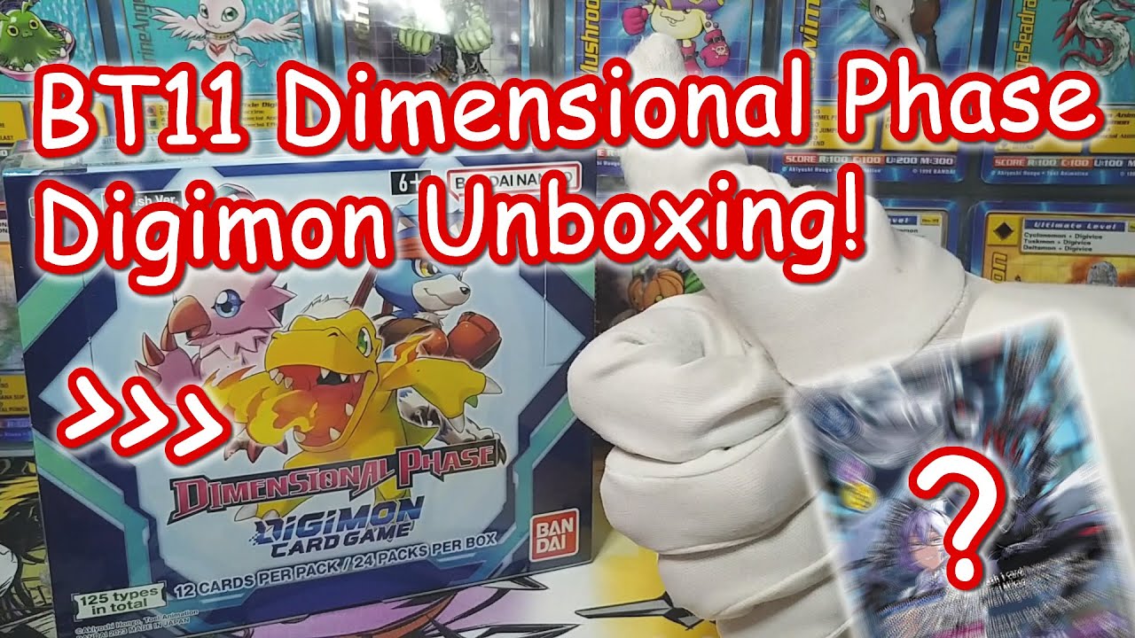 THIS SET IS SO MUCH FUN!!! Digimon BT11 Dimensional Phase unboxing ...