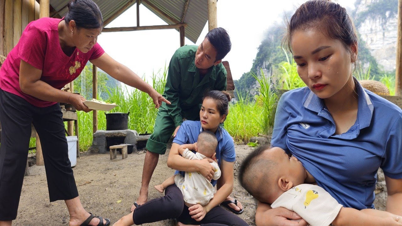 Ly Tieu Ha is assaulted and beaten by her evil mother in law while her husband is away from home!