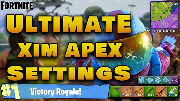 Ultimate Xim Apex Settings | FortNite Battle Royale | Builder Pro With Keybinds And Config File