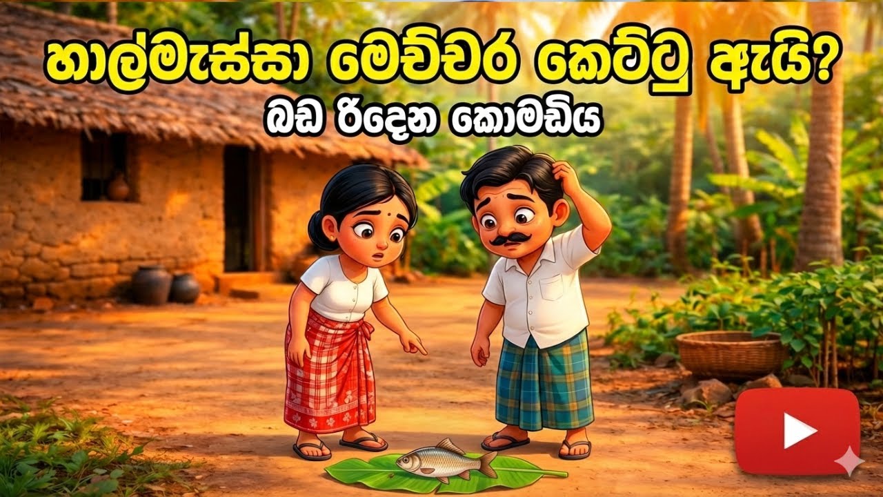 හාල් මැස්සෝ මොකදැයි කෙට්ටු.|cartoon animation
