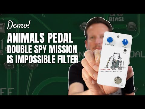 ギター Double Spy Mission is Impossible Filter Animals Pedal Double Spy Mission is Impossible Filter