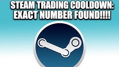 How long is your Steam Trading Cooldown 
