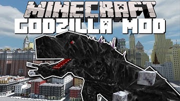 Minecraft GODZILLA MOD IN NEW YORK CITY!! (LAST MONSTER STANDING) Mod