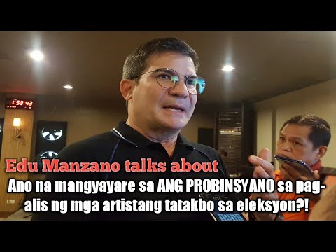 edu manzano wife Ano mangyayari sa ANG PROBINSYANO sa pagtakbo sa PULITIKA ng mga Artista?