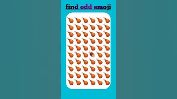 find the different..?#find #emojichallenge #emojipuzzle #findthedifference #puzzle