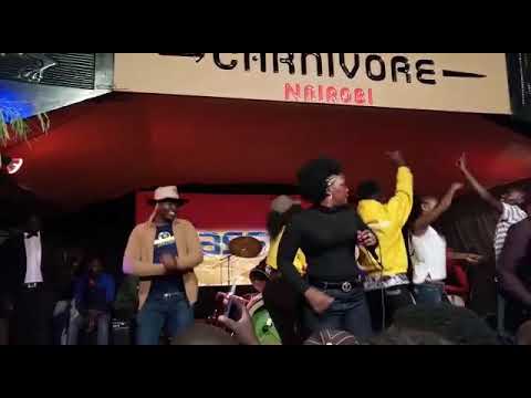 Kapkoma Lady performing Kararan tumdo at carnivore Kass night