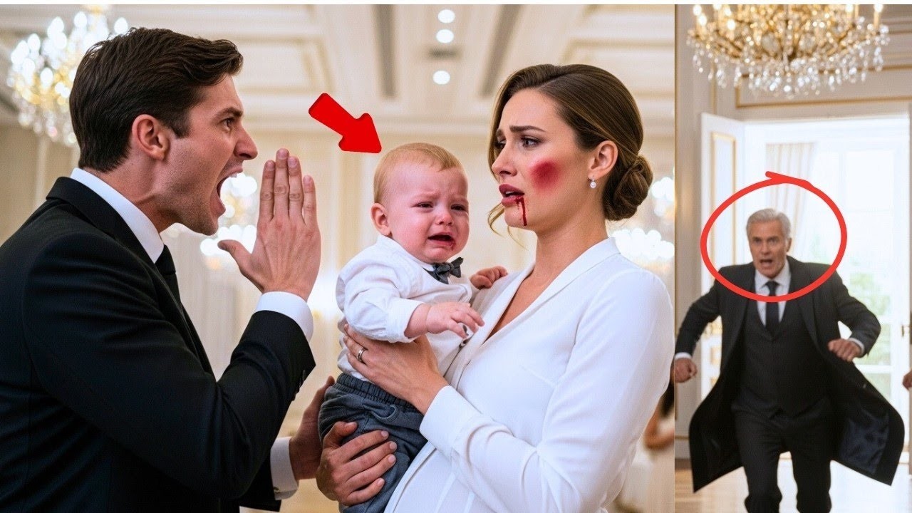 Ele agride esposa grávida em público — o pai dela reage na hora