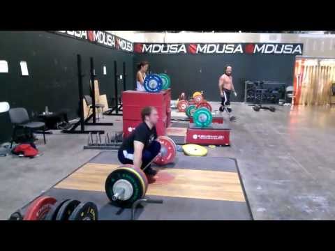Travis Cooper - Snatch High Pull 170kg - 10/24/2012