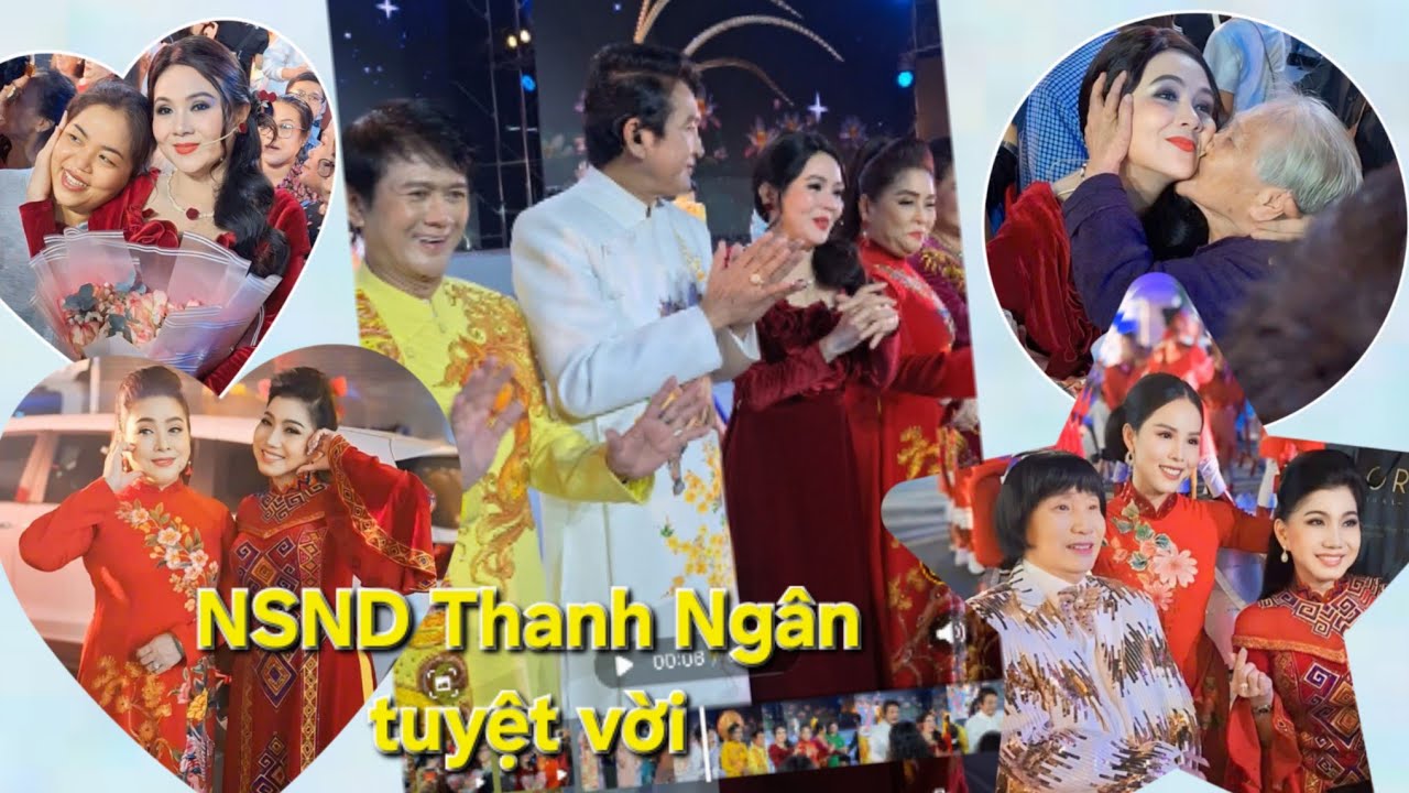 NSND Thanh Ngân trong vòng tay khán giả sau chương trình Vầng trăng Cổ nhạc - Hậu trường các nghệ sĩ