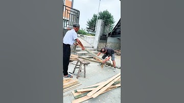 Easy way to split bamboo #shorts