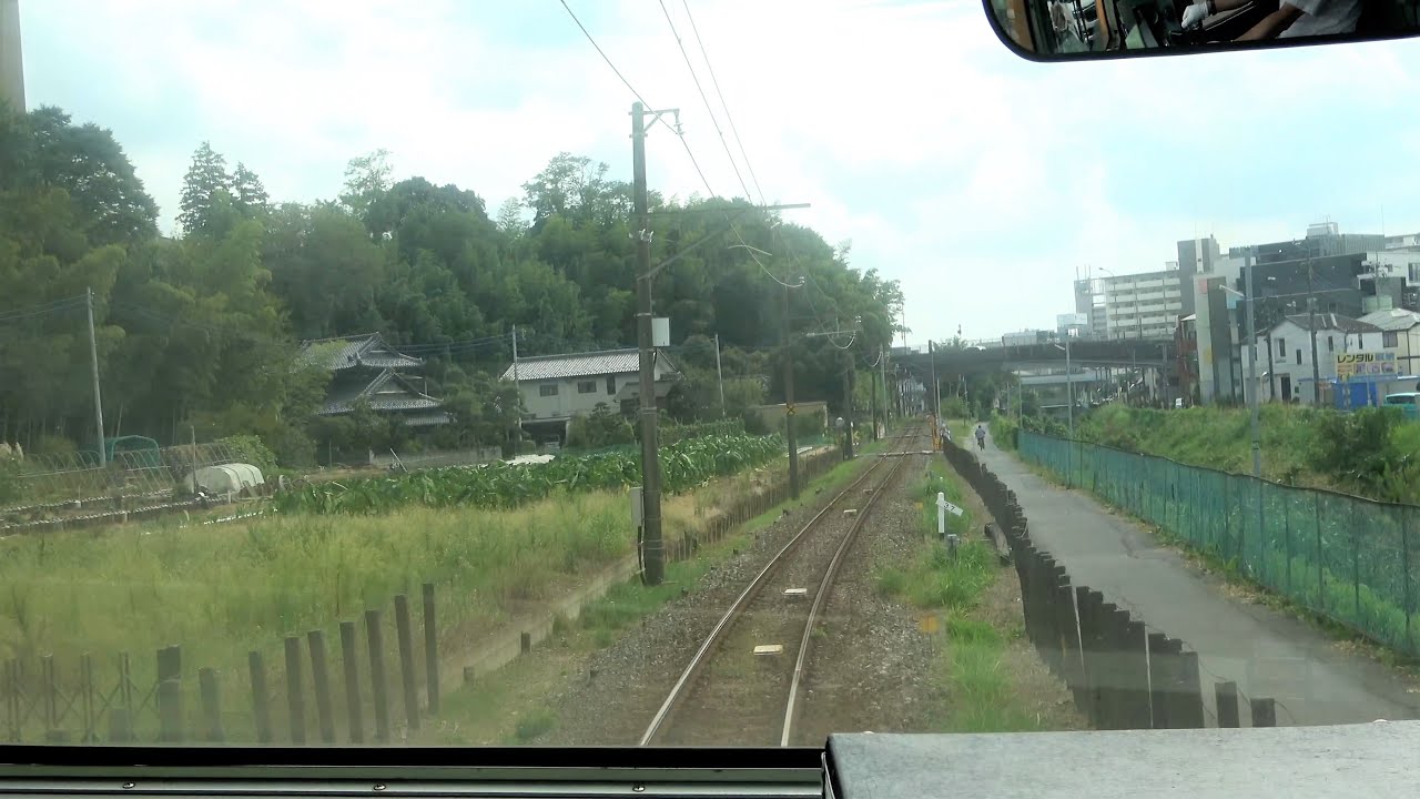 【4K前面展望】流鉄流山線　流山→馬橋