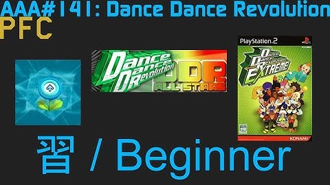 AAA#141 (PFC) Dance Dance Revolution Beginner DDR Extreme JP CS