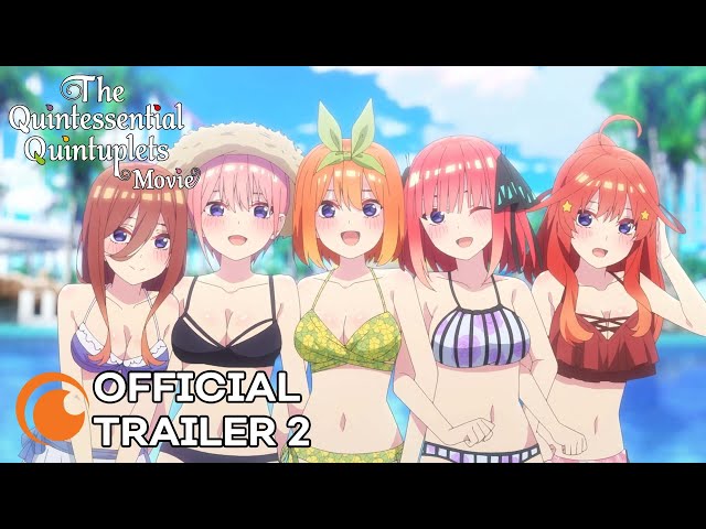 The Quintessential Quintuplets - Filme ganha teaser e previsão de