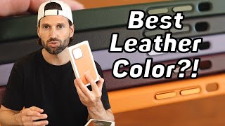 iPhone 13 and iPhone 13 Pro LEATHER CASE REVIEW (What is the BEST COLOR??)