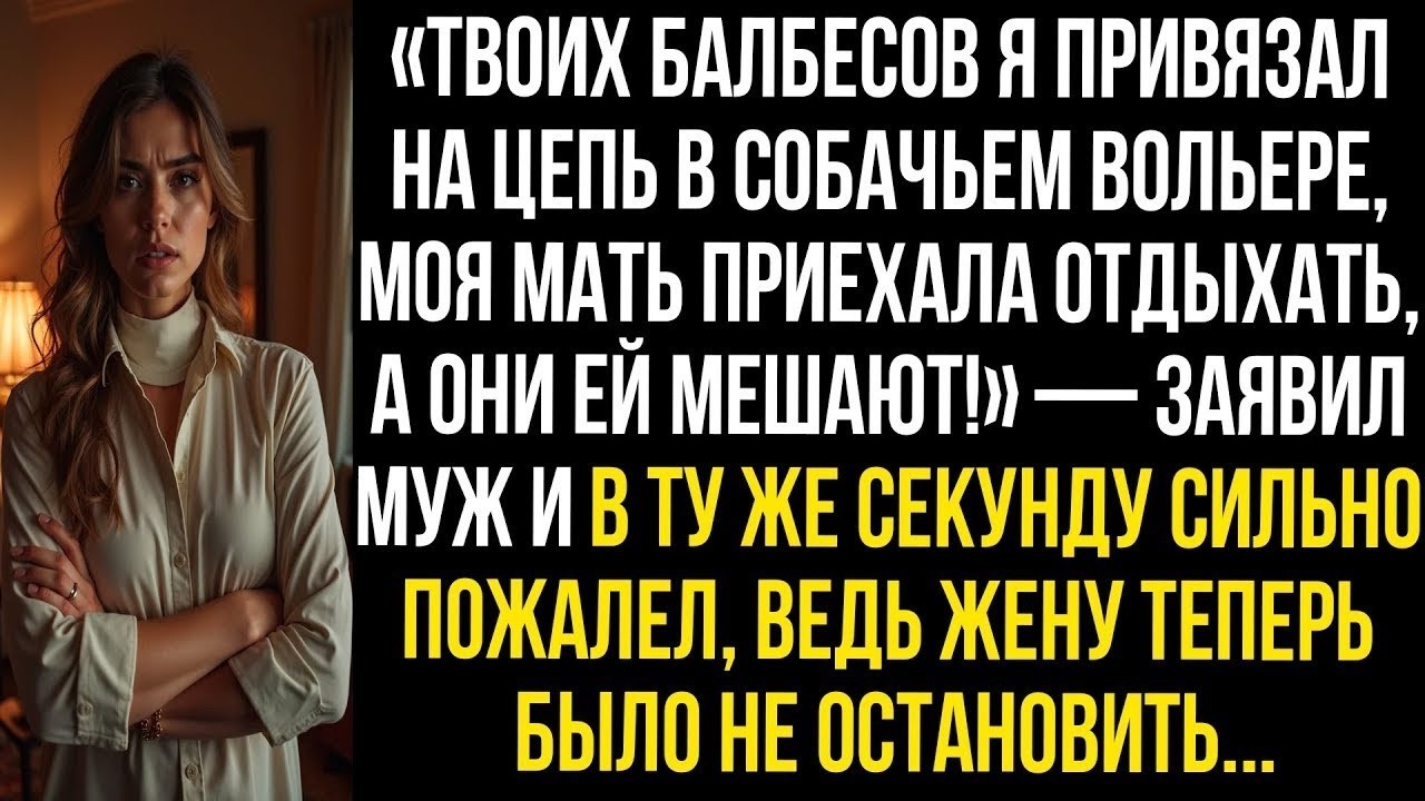 После того, что муж сделал с детьми, я лишила его ВСЕГО