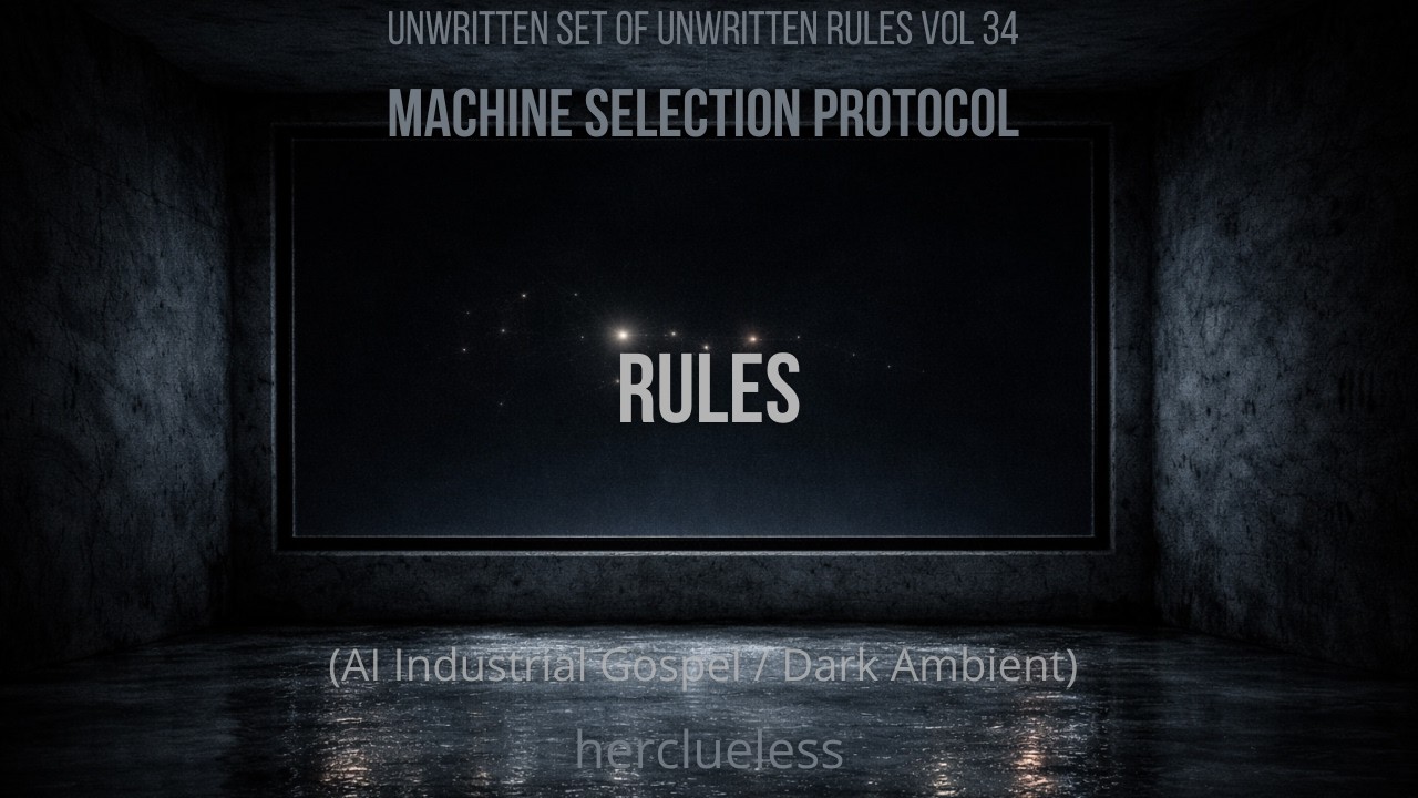 rules | herclueless (AI Industrial Gospel / Dark Ambient)