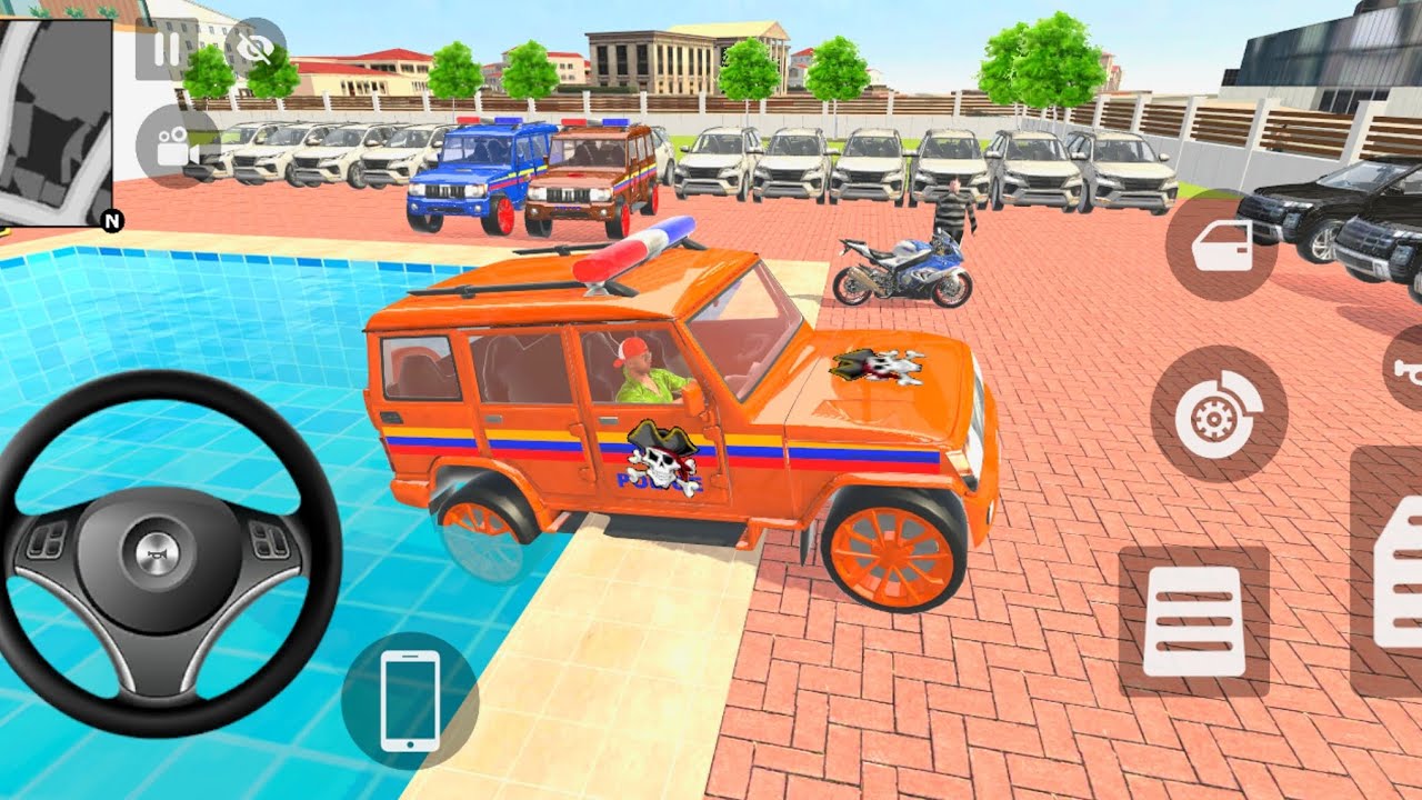 🚨Car bike Game: Franklin Order In Indian Foutuner And create drives A🤑Indian Police SUV Game💸