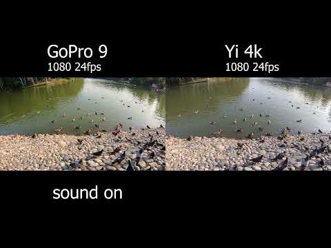 Тест сравнение GoPro 9 vs Yi 4k Action Camera (Xiaomi)