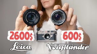 IS LEICA GLASS WORTH THE MONEY? (Leica Summicron 35mm F2 vs. Voigtländer Nokton 35mm F1.4) by Karin Majoka 29,322 views 7 months ago 19 minutes
