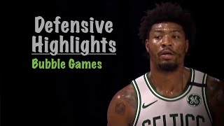 Marcus Smart Defensive Highlights | 2020 Bubble Games