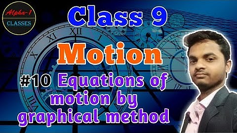 Equations of motion by graphical method | Motion | Class 9 | Physics | CBSE | NCERT