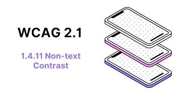 WCAG 2.1 Guideline 1.4.11 Non-text Contrast