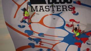 Michaela Kiersch (1) vs. Charlotte Durif (5) in the semi finals of 2017 Psicobloc Masters