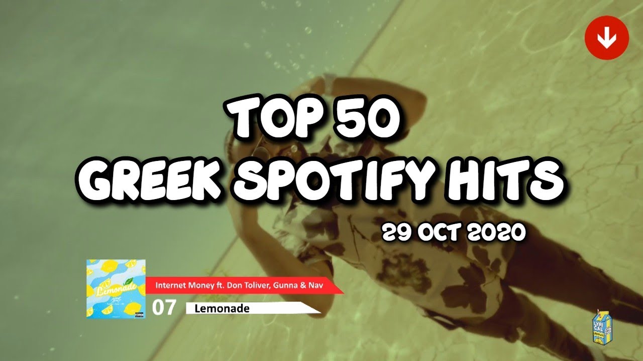 TOP 50 Spotify Greek Music Charts | 29 Oct 2020
