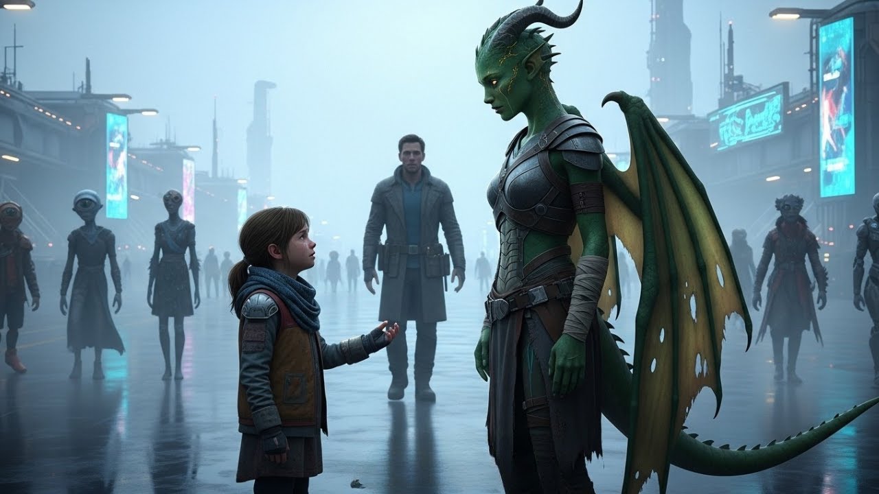 “YOU HAVE NO HOME, AND I HAVE NO MOM!”—SAID THE LITTLE GIRL TO THE HOMELESS DRAGON WOMAN AT THE PORT