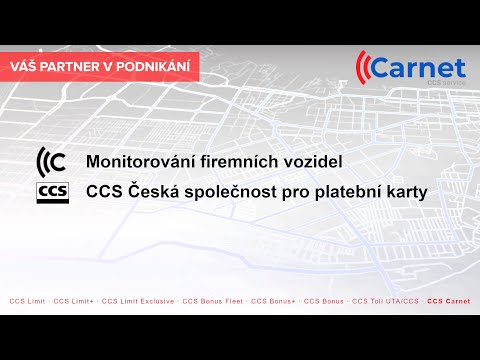 Nejlepší monitorování firemních vozidel CCS Carnet - CCS Česká společnost pro platební karty s.r.o.