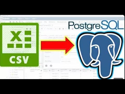 Import CSV file into PostgreSQL using PgAdmin4 (2025) - YouTube