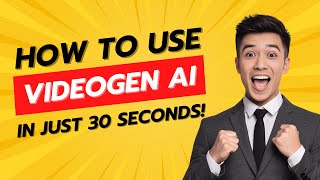 How to Use VideoGen AI: Create Professional Videos in Just 30 Seconds!