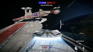 Lando/L3-37 going dumb🦾-STAR WARS Battlefront II(Starfighter Assault)